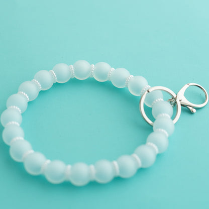 15mm Frosted Silicone Round Beads