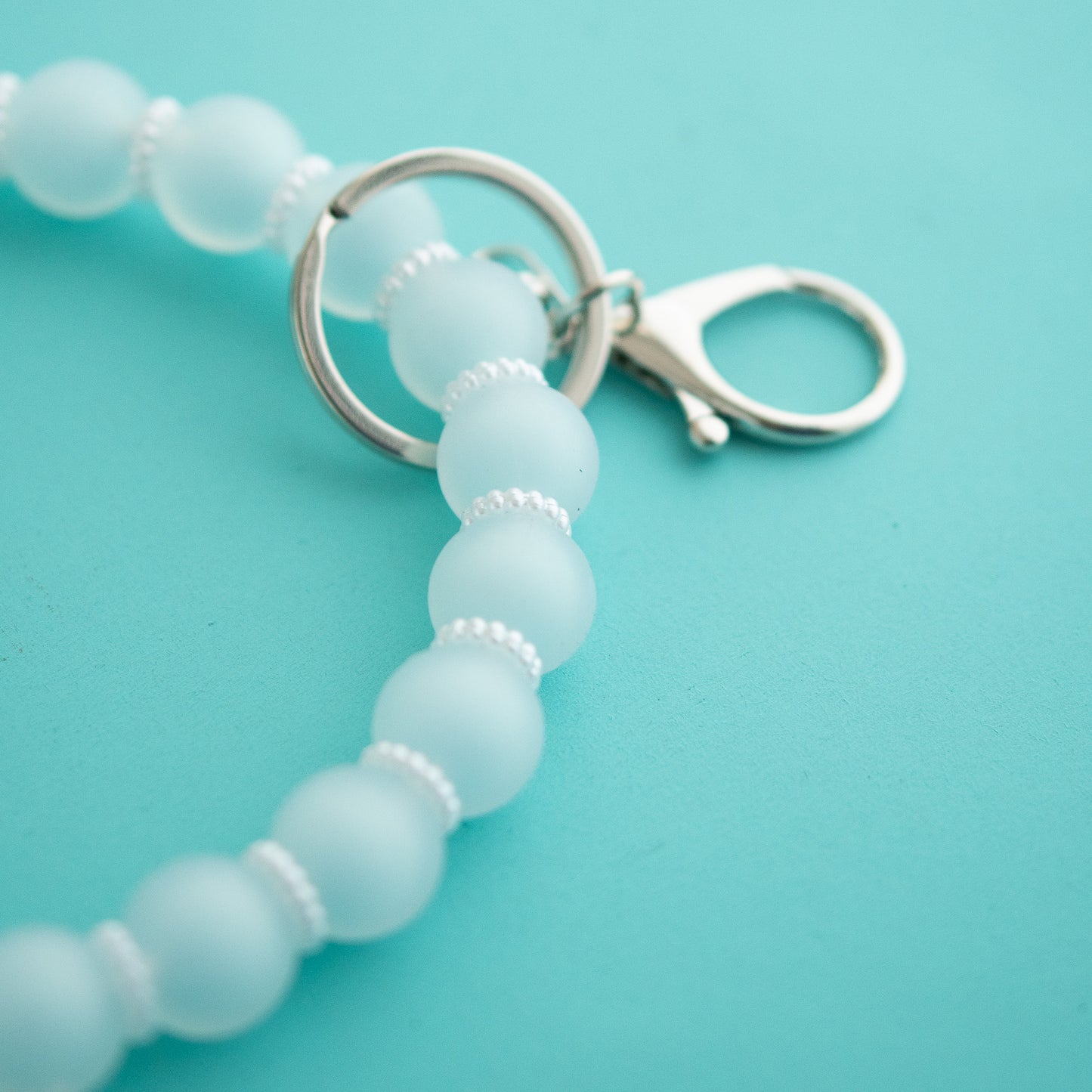 15mm Frosted Silicone Round Beads