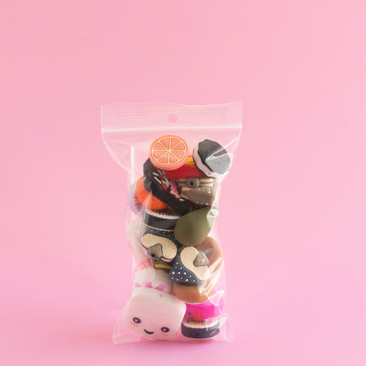 Food & Beverages Focal Silicone Focal Beads Grab Bags from Cara & Co Crafting Supply for silicone bead crafting