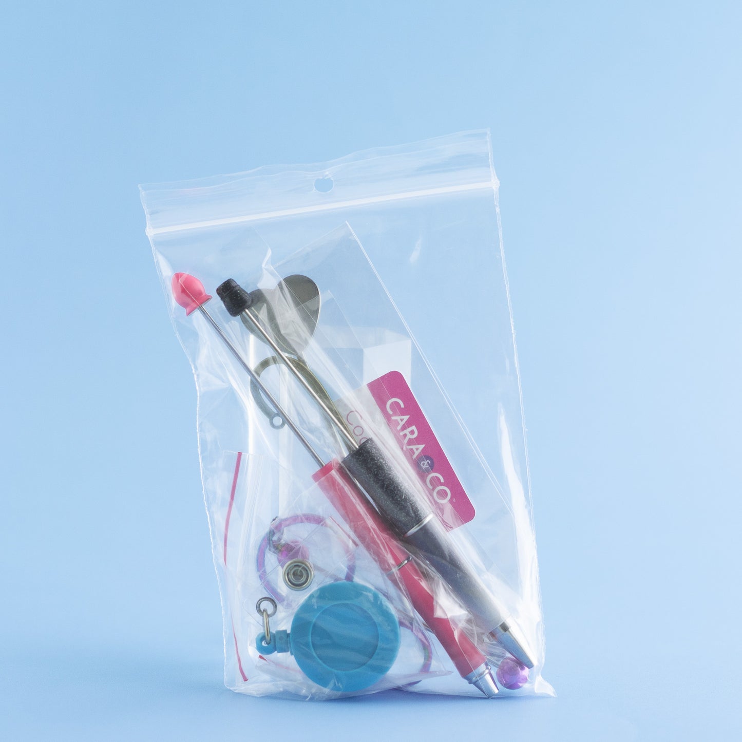 Beadable Accessories Grab Bag from Cara & Co Craft Supply for silicone bead crafting