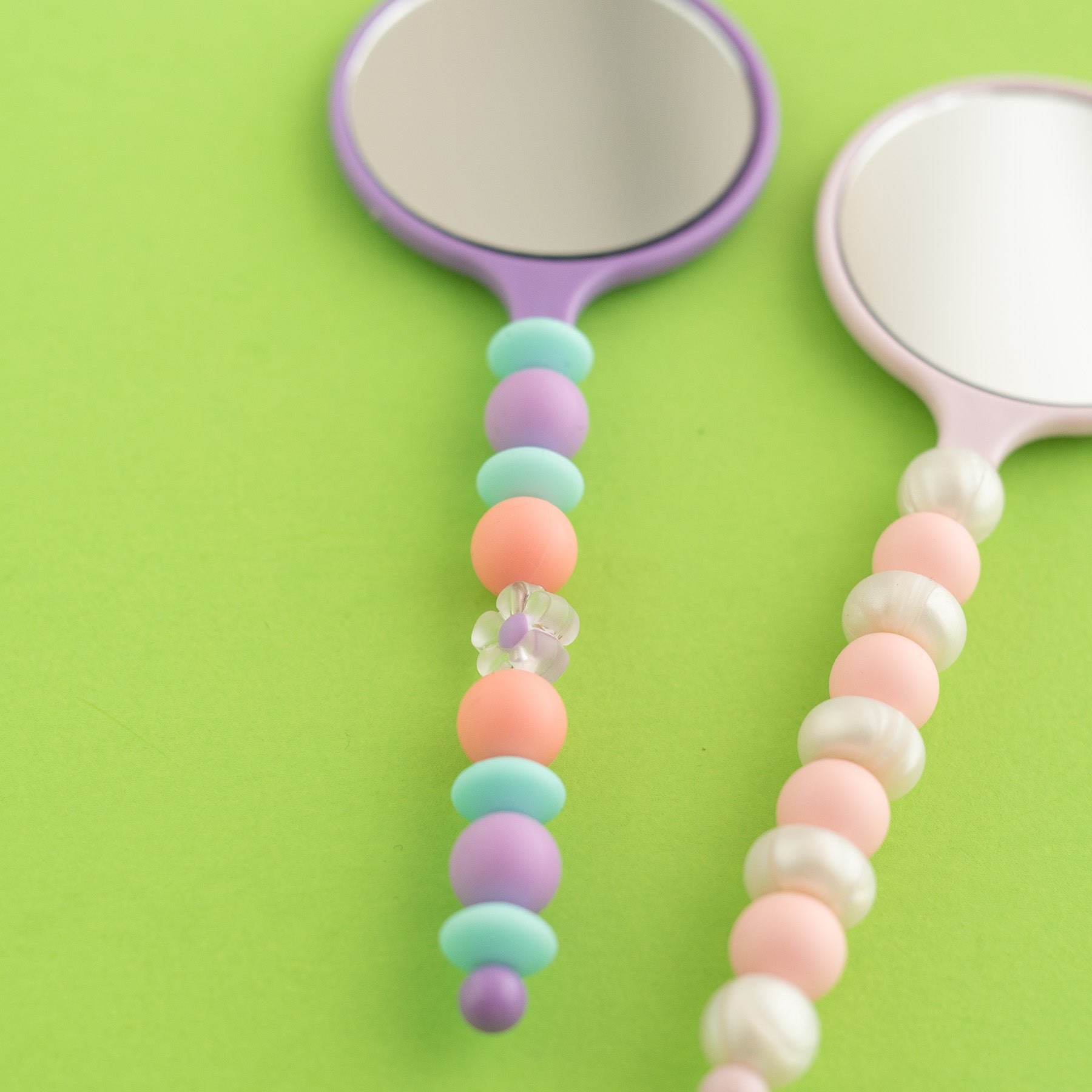 Beadable Mirror for silicone bead crafting from Cara & Co Craft Supply