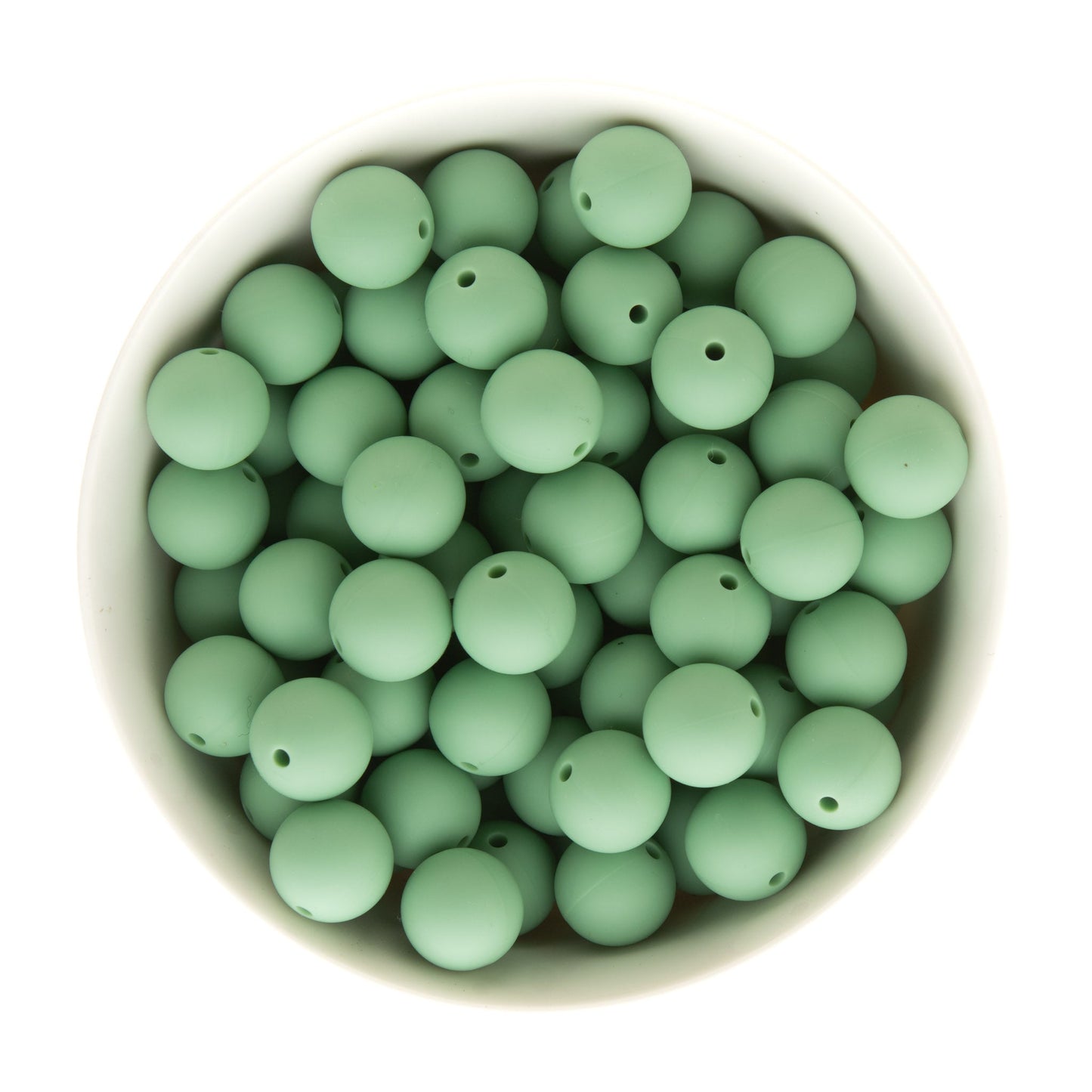 15mm Round Silicone Beads