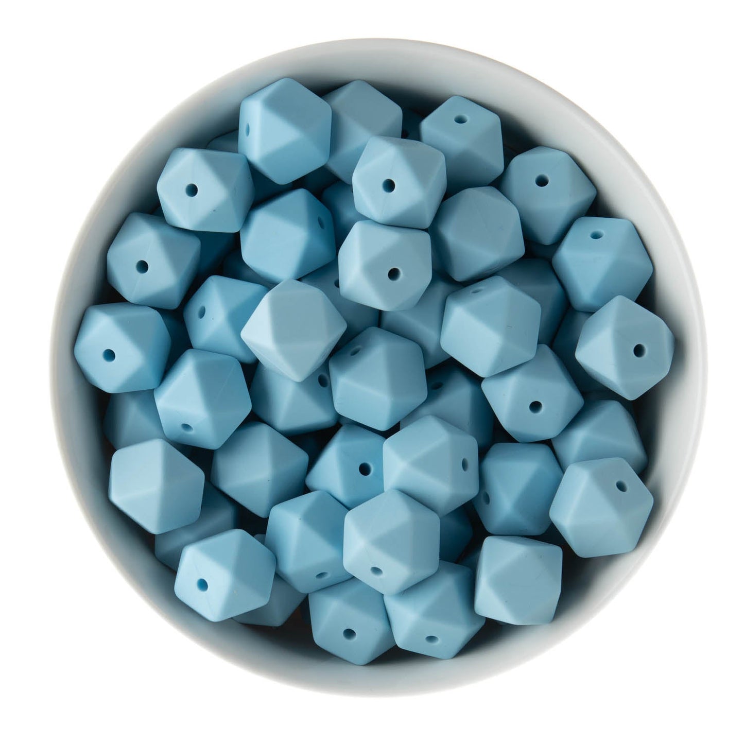 Silicone Beads - Hexagons 14mm - Cara & Co