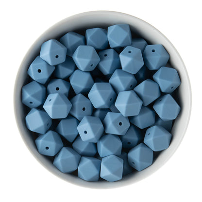 14mm Silicone Hexagon Beads