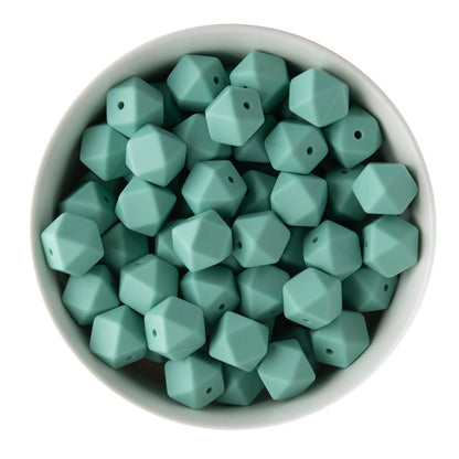 Silicone Beads - Hexagons 14mm - Cara & Co