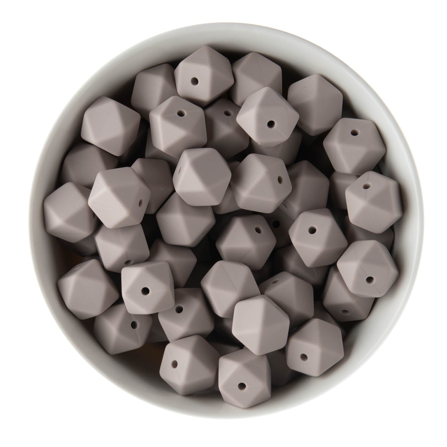 Silicone Beads - Hexagons 14mm - Cara & Co