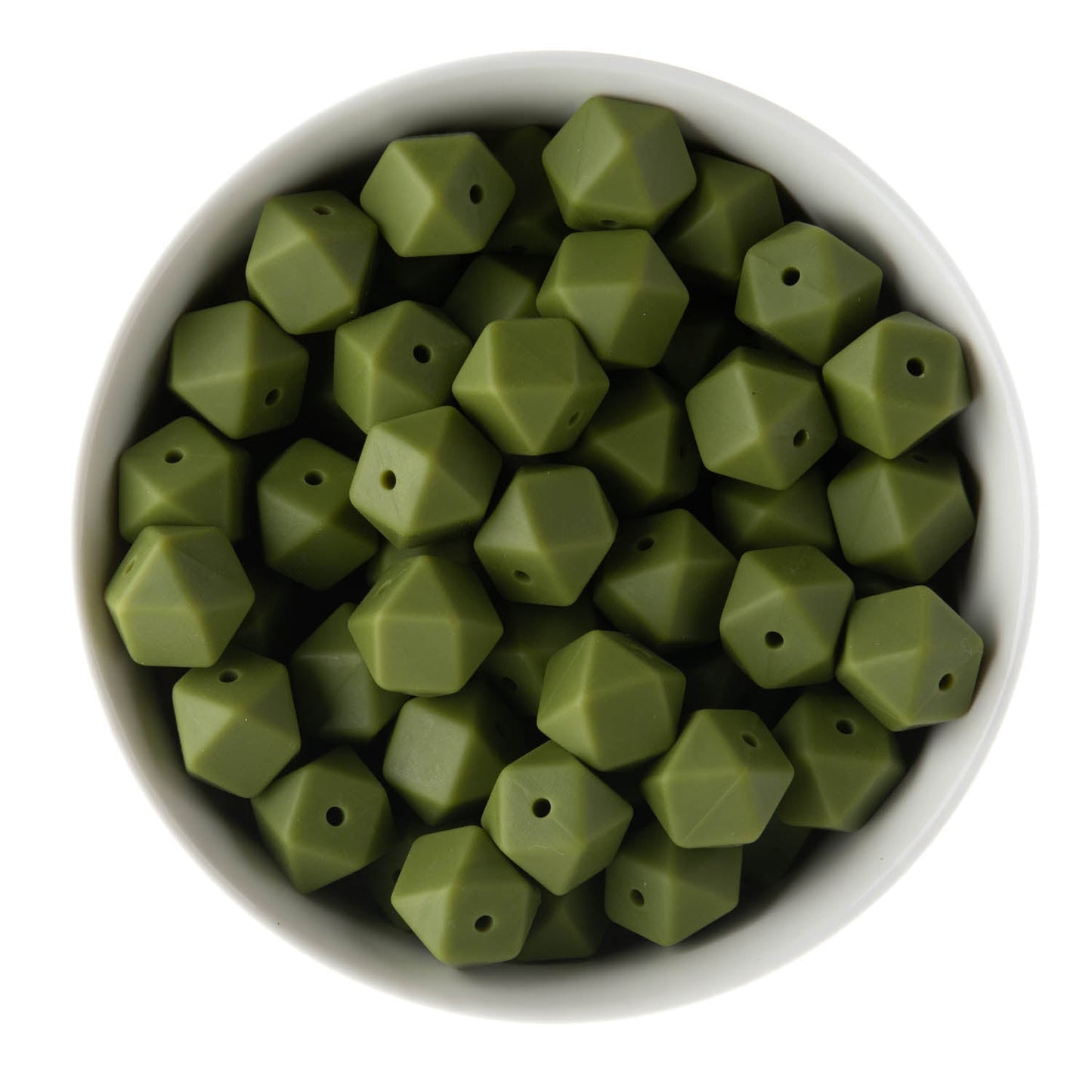 Silicone Beads - Hexagons 14mm - Cara & Co