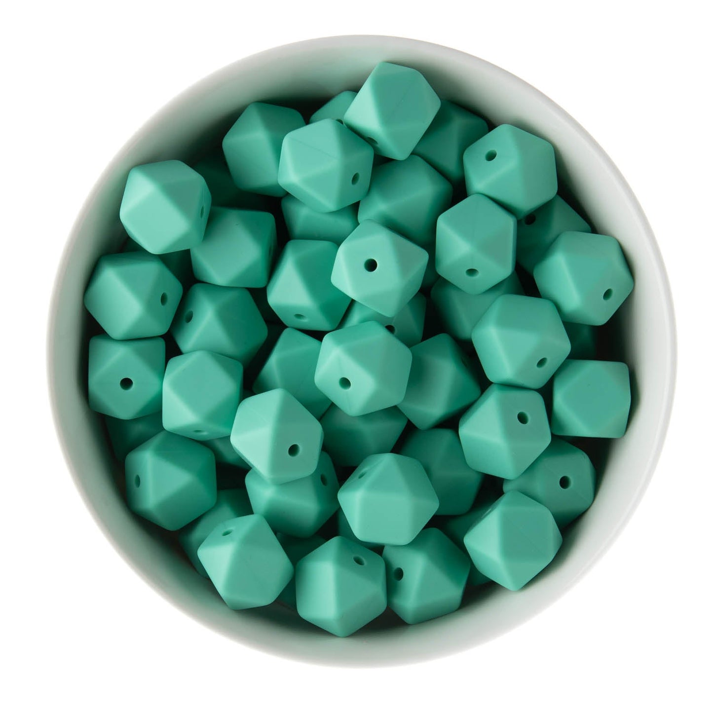 Silicone Beads - Hexagons 14mm - Cara & Co