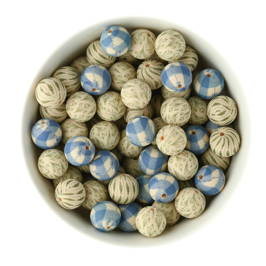 Winter Prints silicone beads for silicone bead crafting from Cara & Co Craft Supply