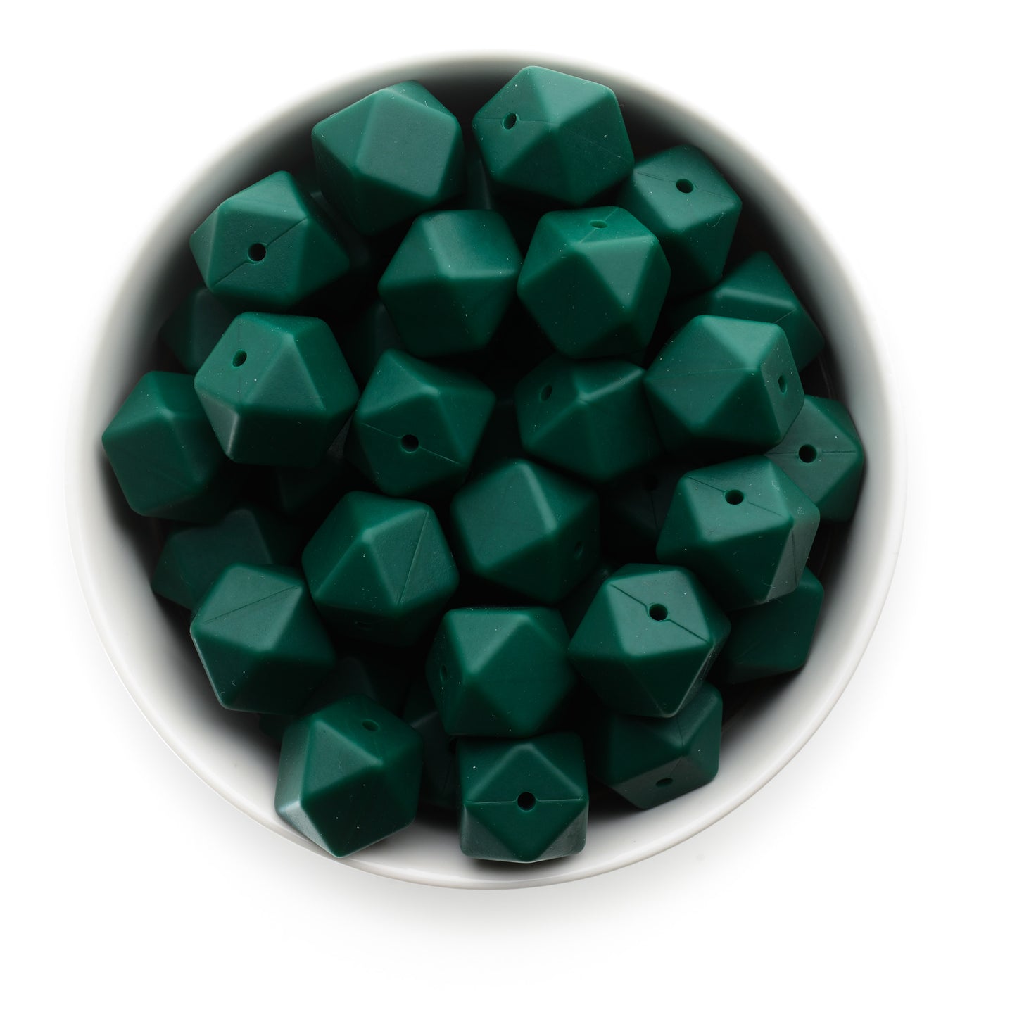 17mm Silicone Hexagon Beads