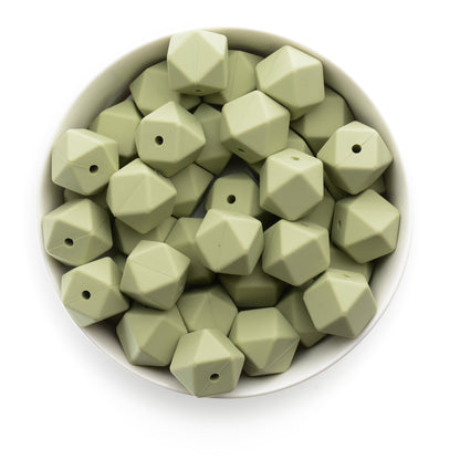 17mm Silicone Hexagon Beads