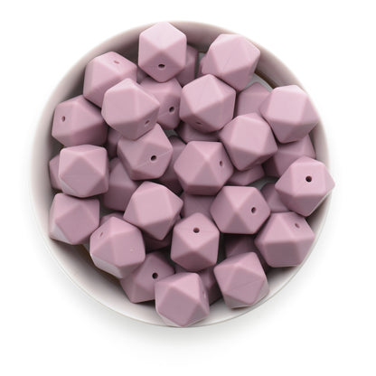17mm Silicone Hexagon Beads