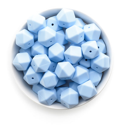 17mm Silicone Hexagon Beads