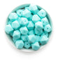 17mm Hexagon Silicone Beads