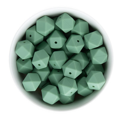 17mm Silicone Hexagon Beads