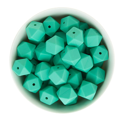 17mm Silicone Hexagon Beads