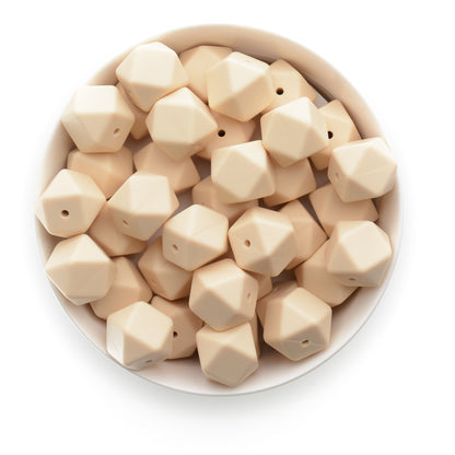 17mm Silicone Hexagon Beads