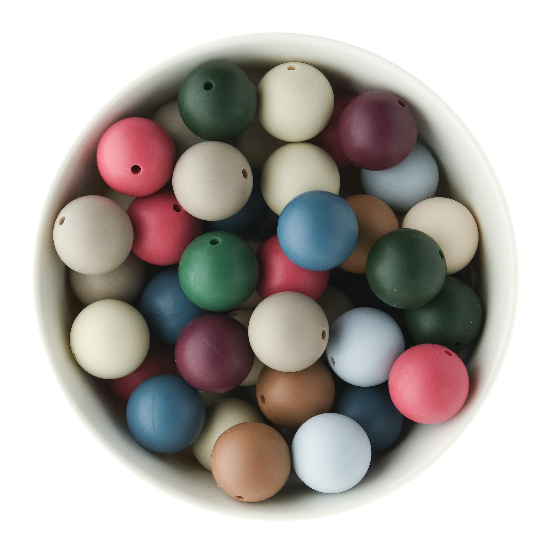 Winter 19mm Round Bead Packs Silicone beads