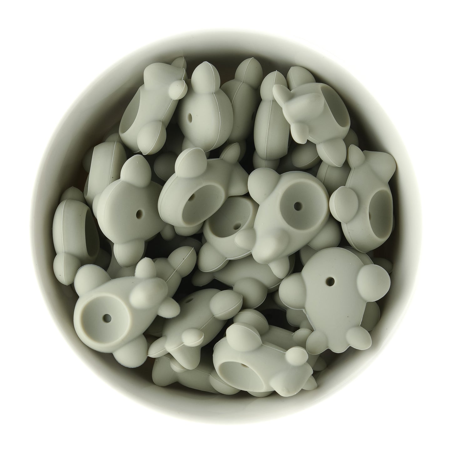 3D Airplane Silicone Focal Beads