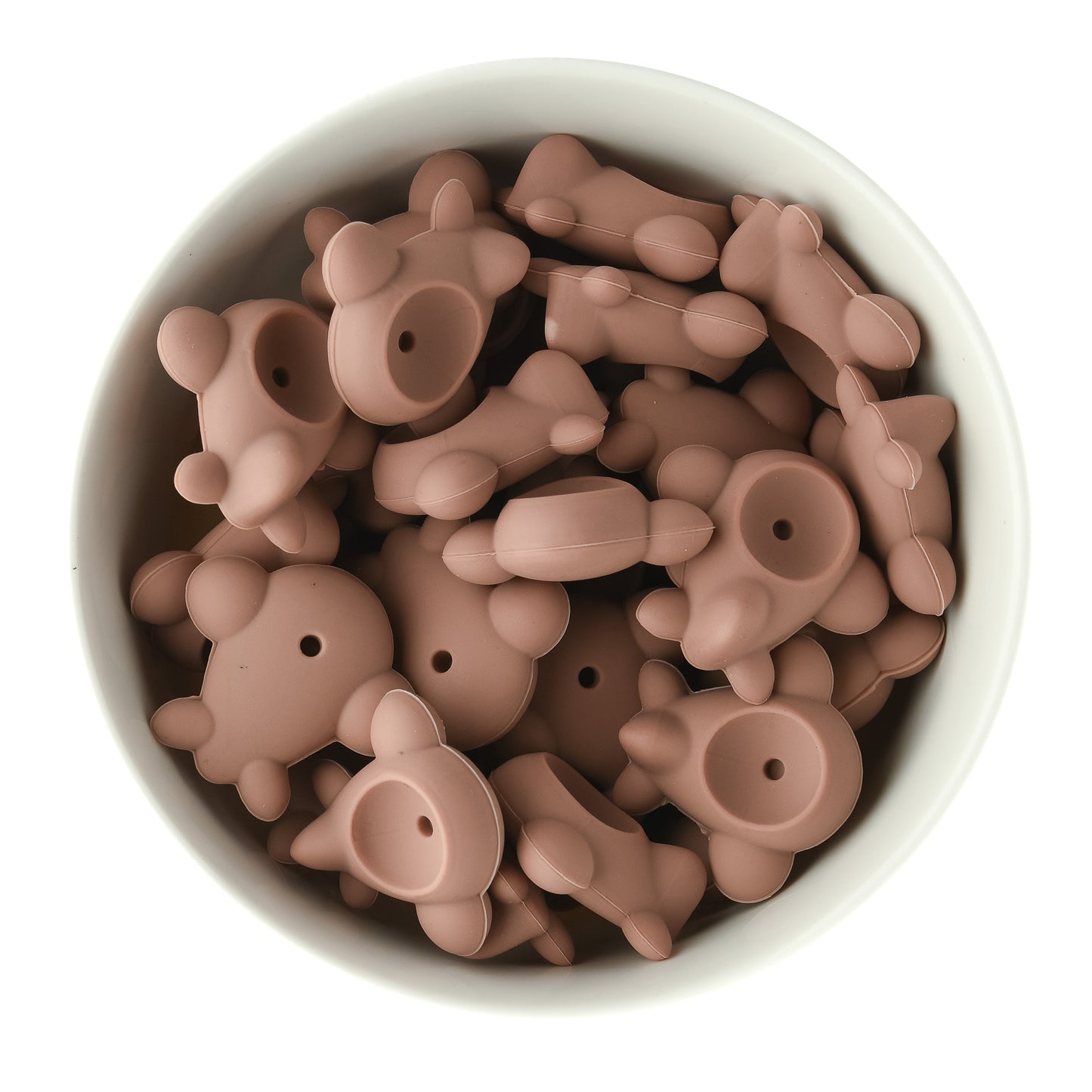 3D Airplane Silicone Focal Beads