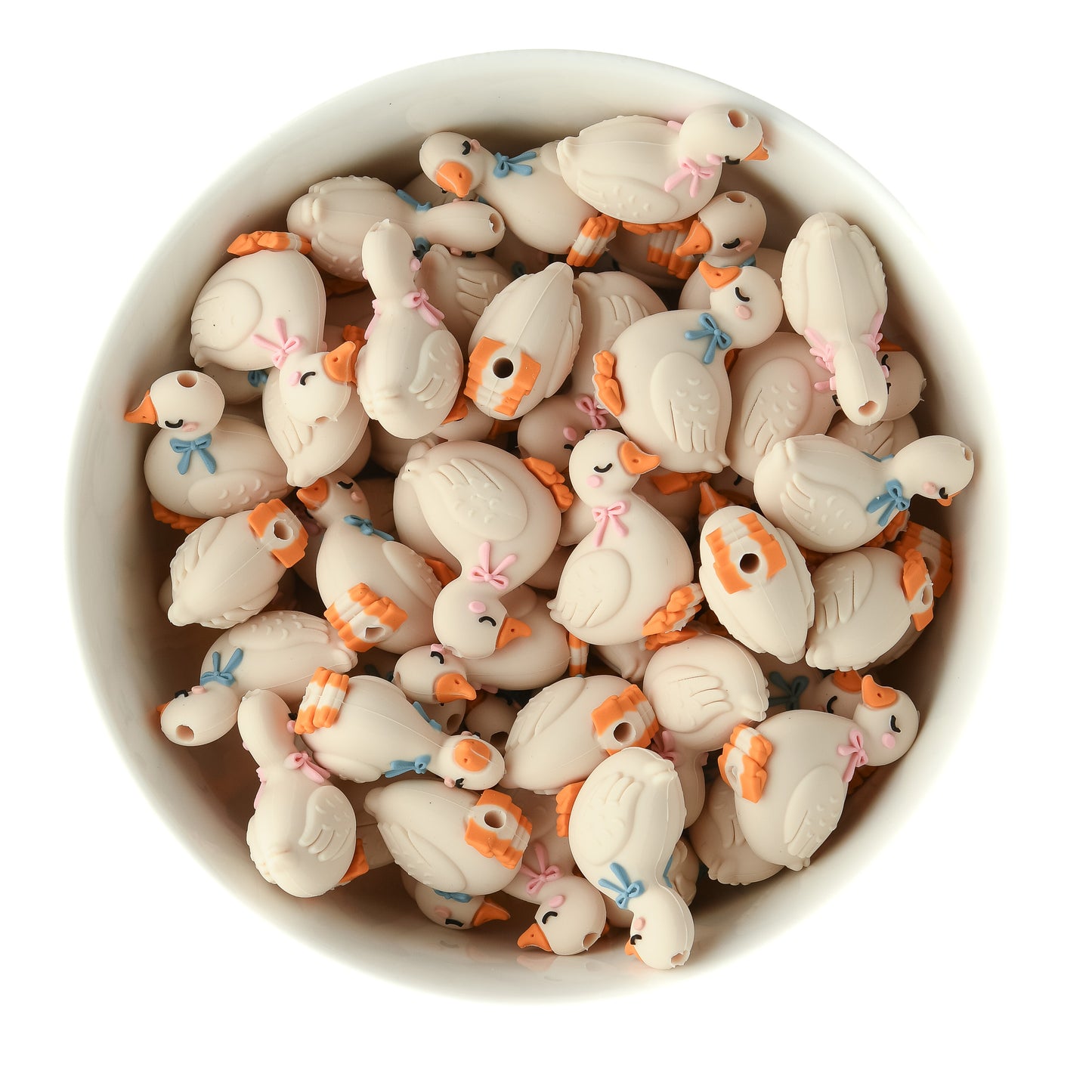 3D Goose Silicone Focal Bead for silicone bead crafting from Cara & Co