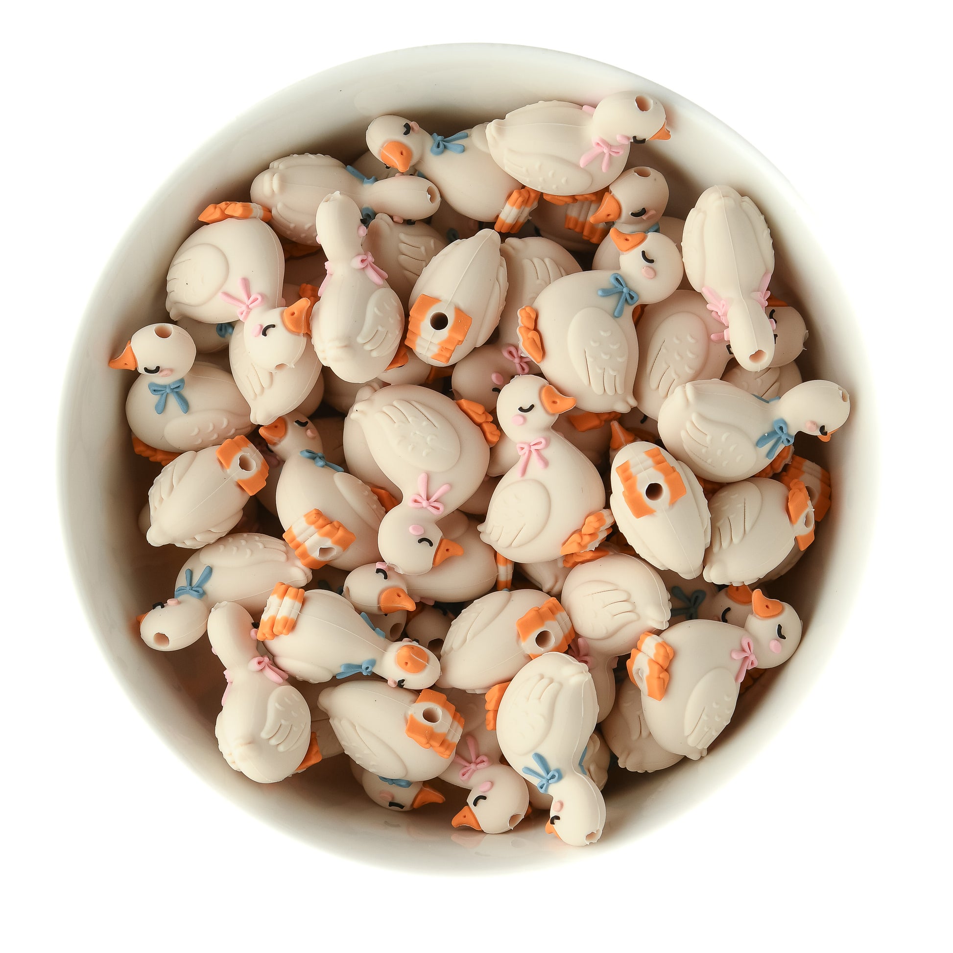3D Goose Silicone Focal Bead for silicone bead crafting from Cara & Co