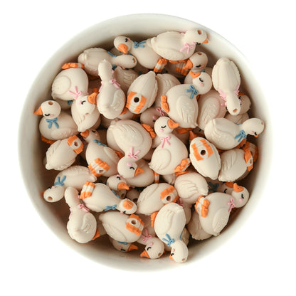 3D Goose Silicone Focal Bead for silicone bead crafting from Cara & Co