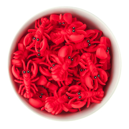 Lobster Silicone Focal Beads for Silicone crafting from Cara & Co Craft Supply