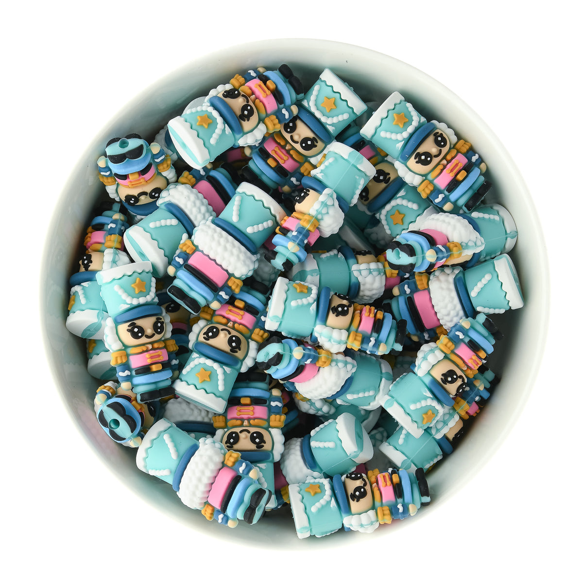 3D Nutcracker Silicone Focal Bead from silicone bead crafting from Cara & Co Craft Supply