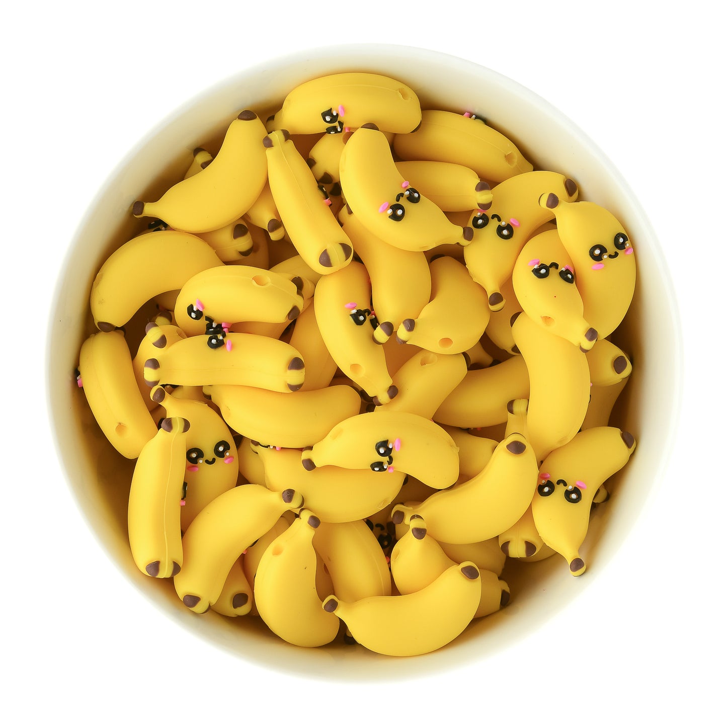 3D Banana Silicone Focal Beads from Cara & Co Craft Supply