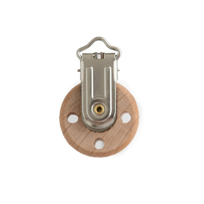 Clips & Clasps Clip - 3 Hole Beech Wood from Cara & Co Craft Supply