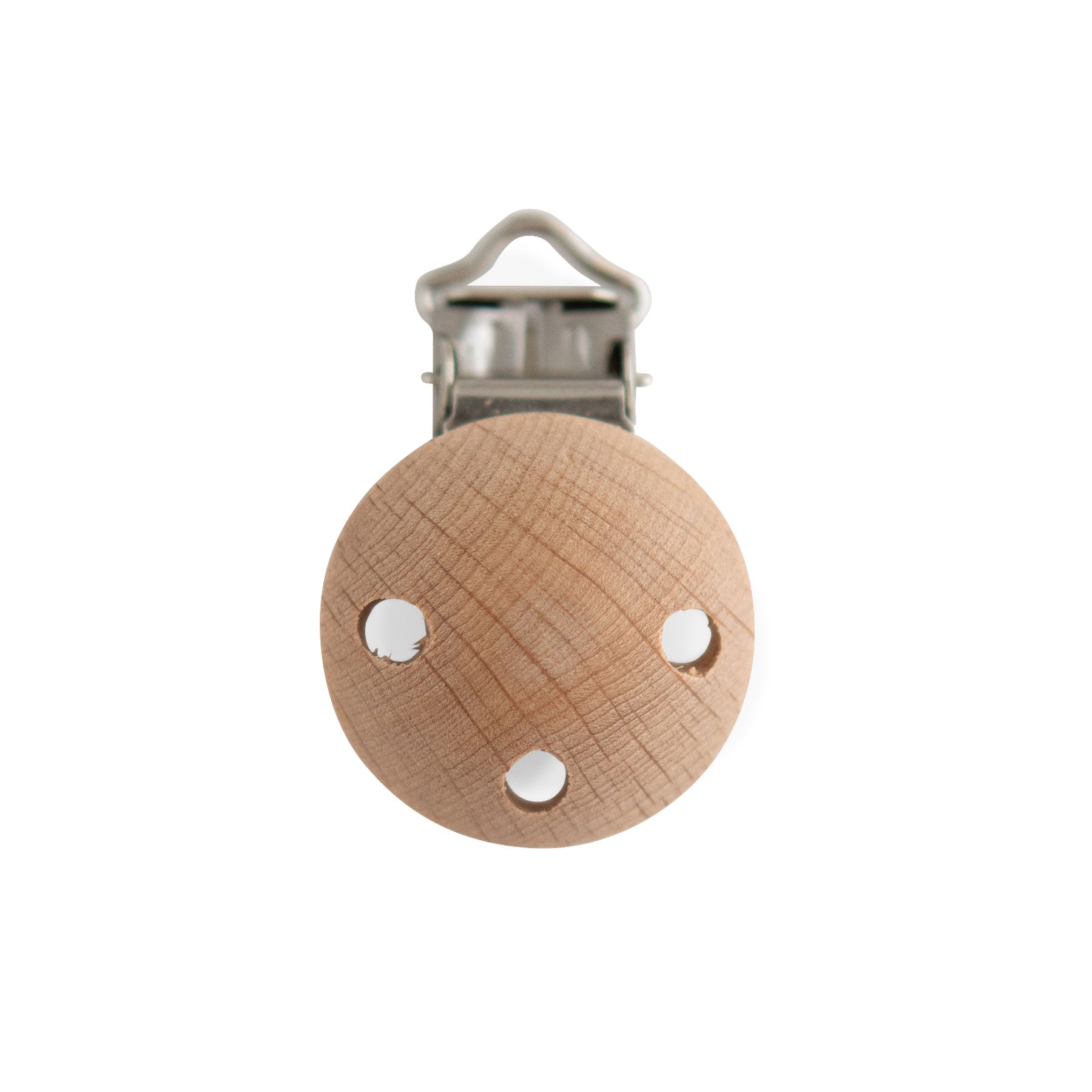 Clips & Clasps Clip - 3 Hole Beech Wood from Cara & Co Craft Supply