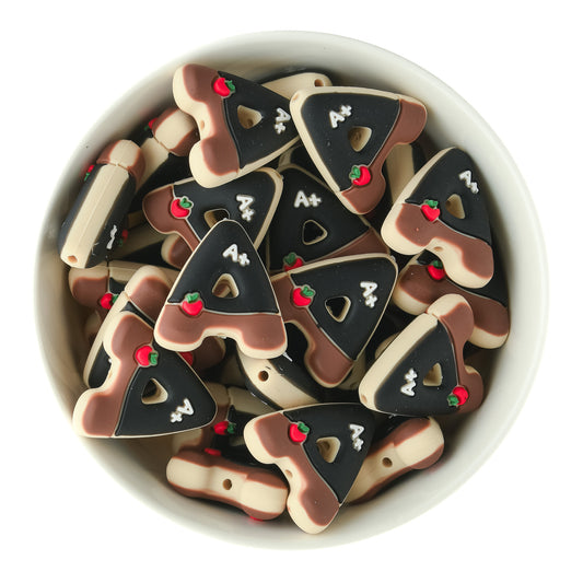 A+ Teacher Silicone Focal Beads from Cara & Co Craft Supply