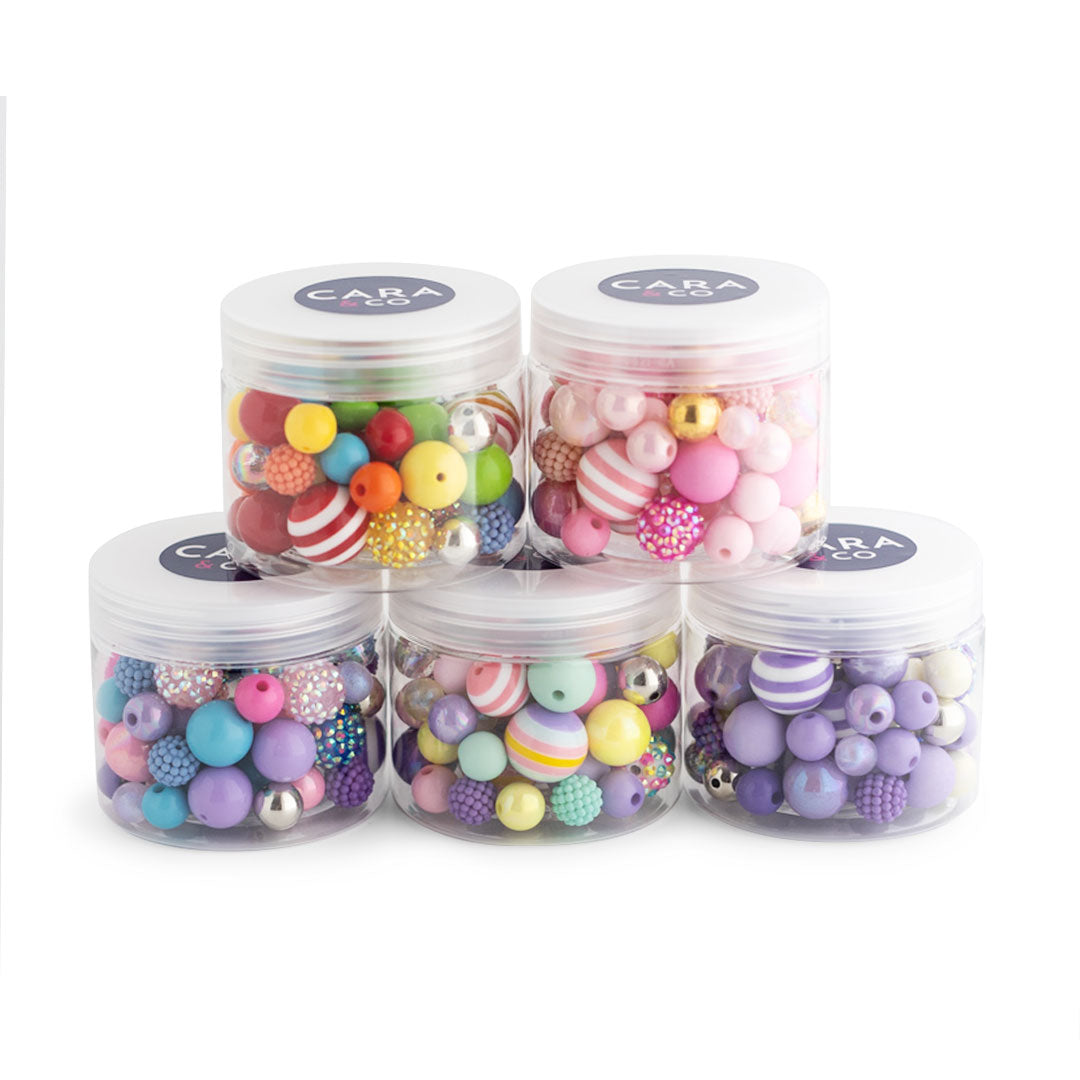 Acrylic Bead Packs Fairy Garden Acrylic from Cara & Co Craft Supply