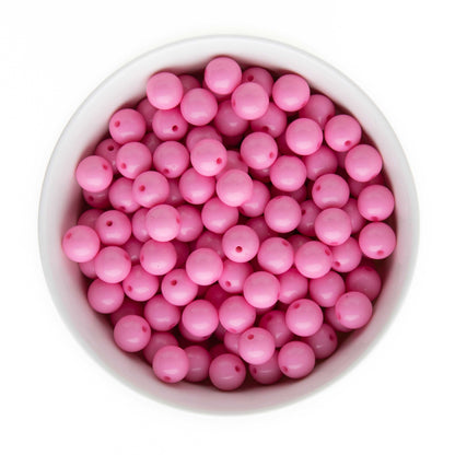 12mm Acrylic Solid Round Beads
