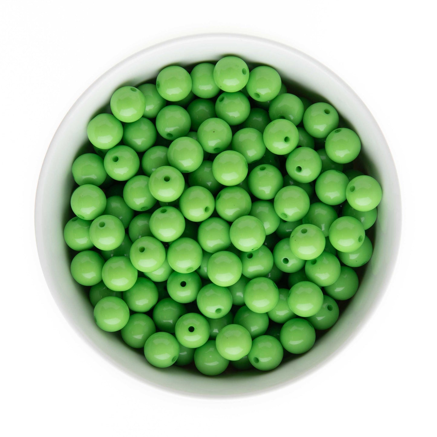 12mm Acrylic Solid Round Beads