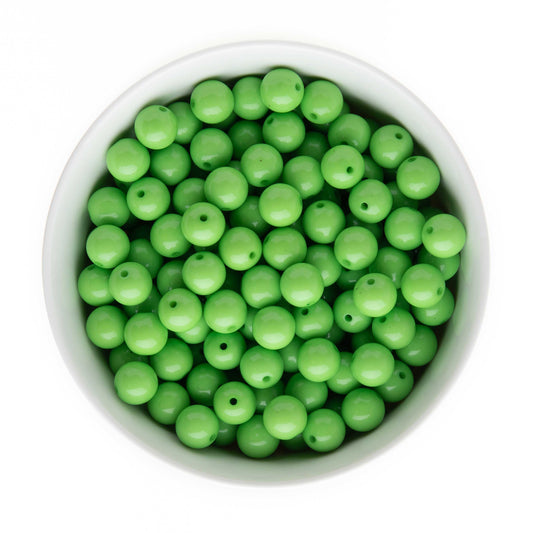 12mm Acrylic Solid Round Beads