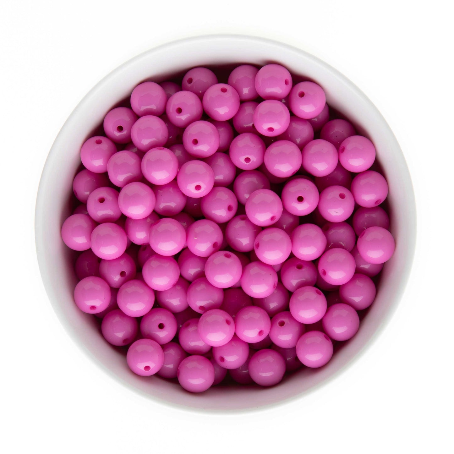 12mm Acrylic Solid Round Beads