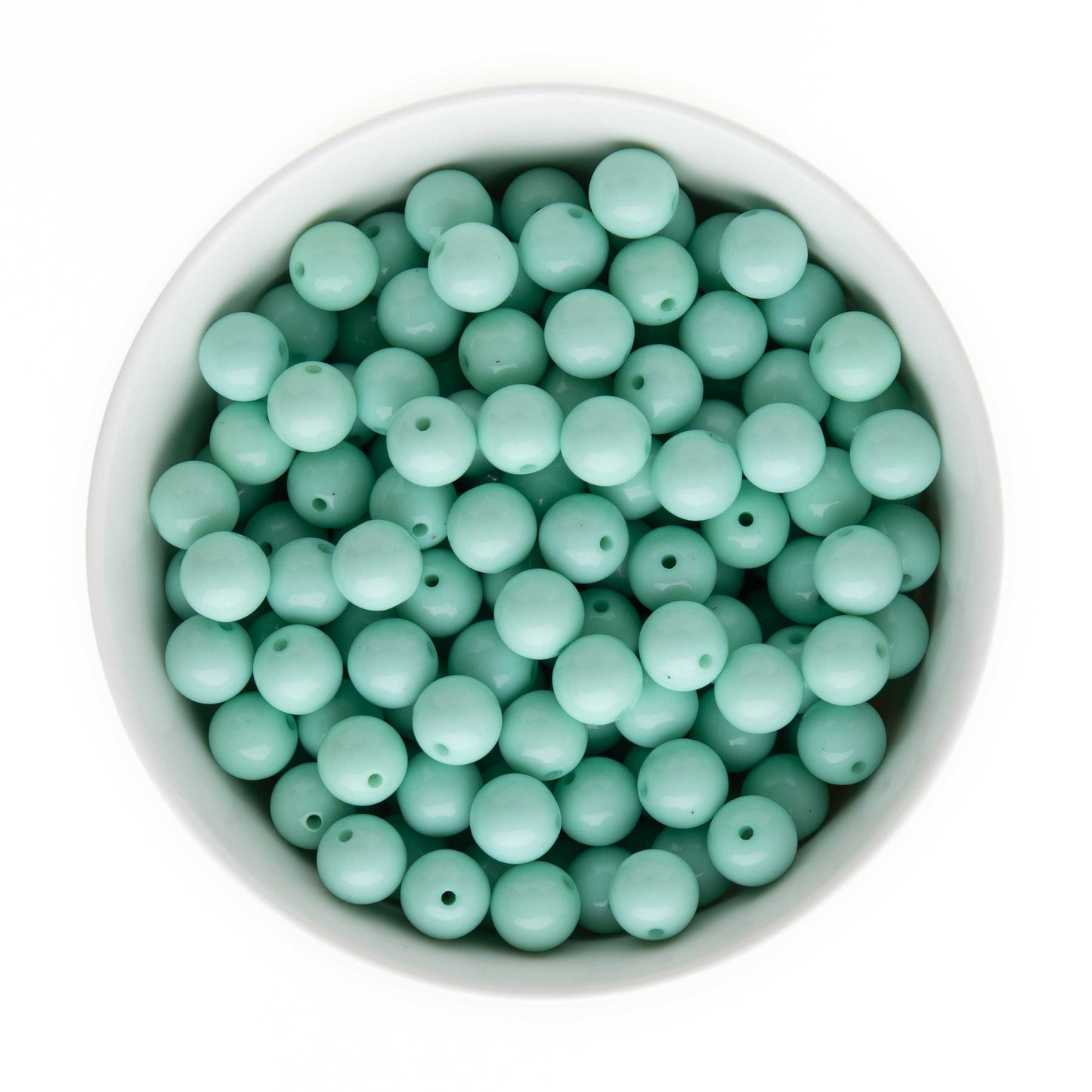 12mm Acrylic Solid Round Beads