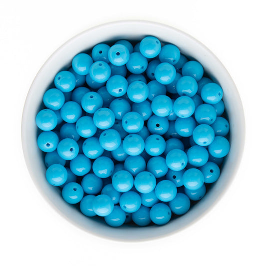 12mm Acrylic Solid Round Beads
