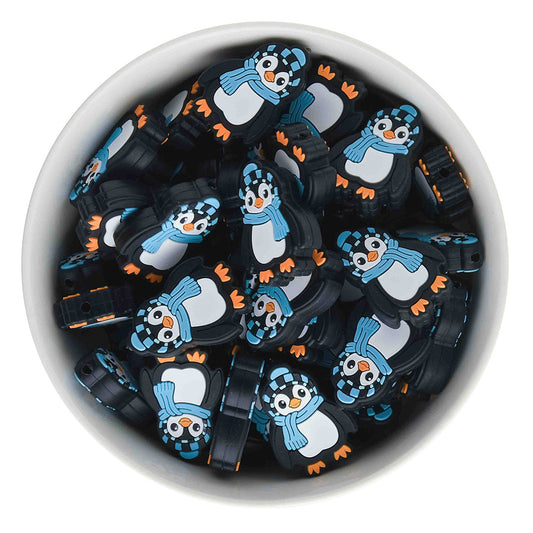 Silicone Focal Beads Arctic Penguin from Cara & Co Craft Supply