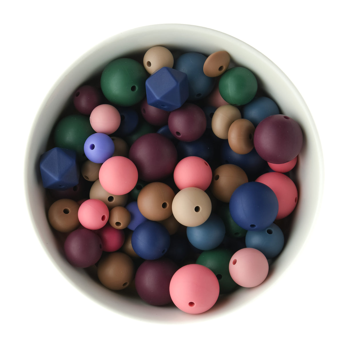 Jewel Tones Assorted Bead Packs for silicone bead crafting from Cara & Co Craft Supply