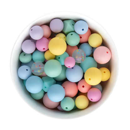 Silicone Bead Packs Pastel Palette Assorted Silicone from Cara & Co Craft Supply