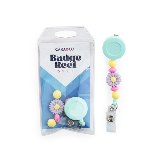 Bloom & Glow Badge Reel DIY Kit with silicone beads