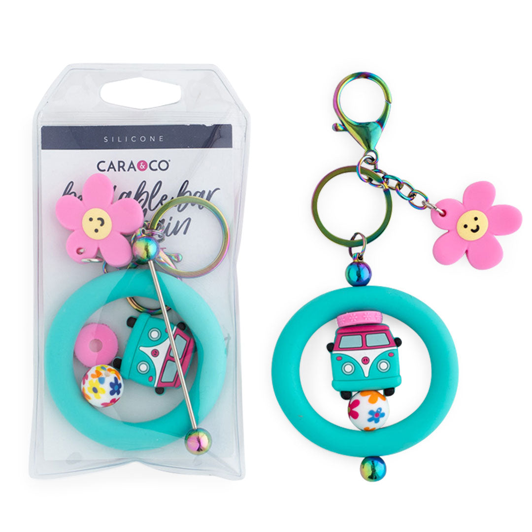 Silicone DIY Kits Day Tripper Keychain from Cara & Co Craft Supply