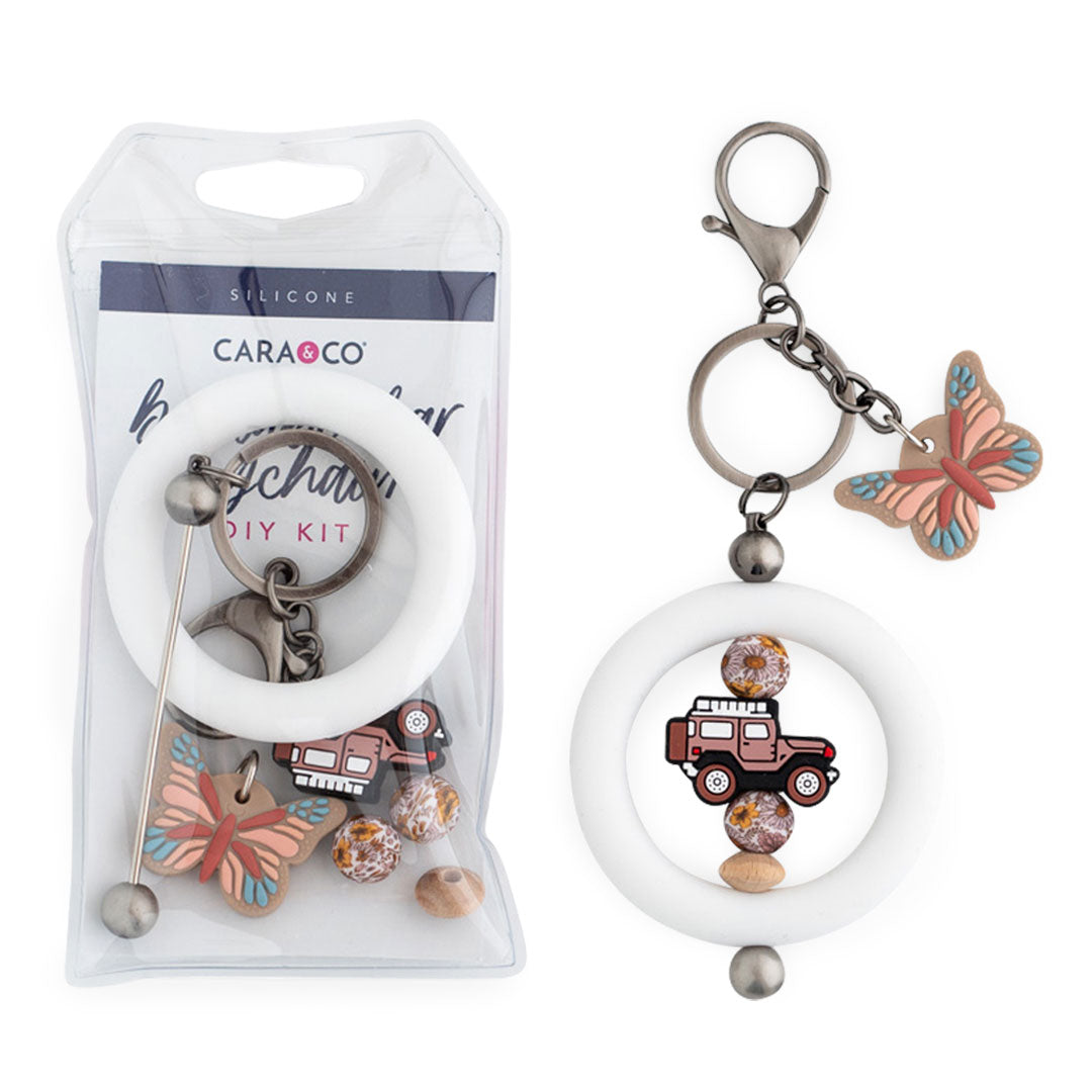 Silicone DIY Kits Happy Wanderer Keychain from Cara & Co Craft Supply