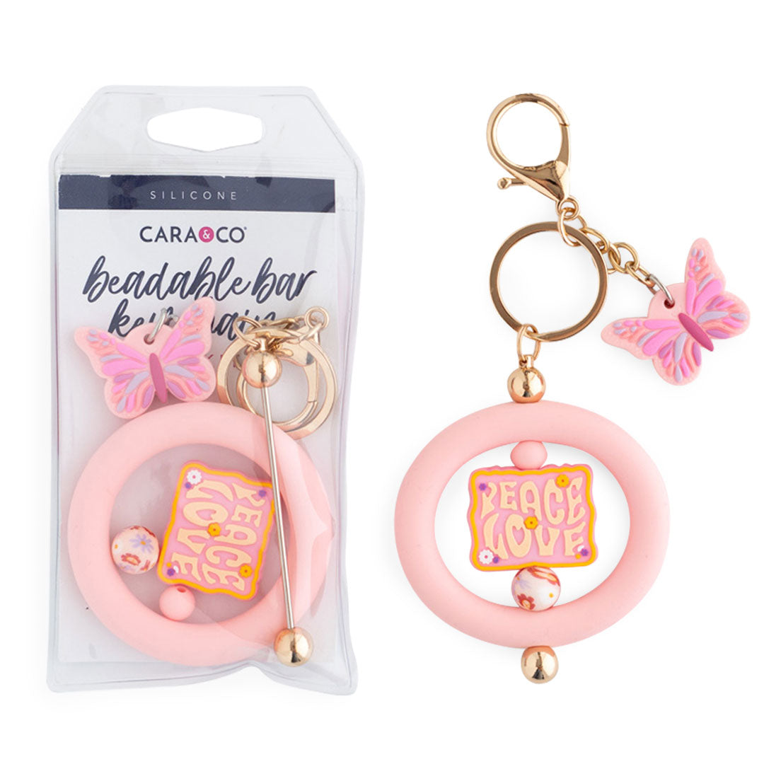 Silicone DIY Kit Peace of Mind Keychain from Cara & Co Craft Supply