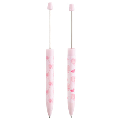 Beadable Bow Printed Pens for silicone bead crafting from Cara & Co Craft Supply