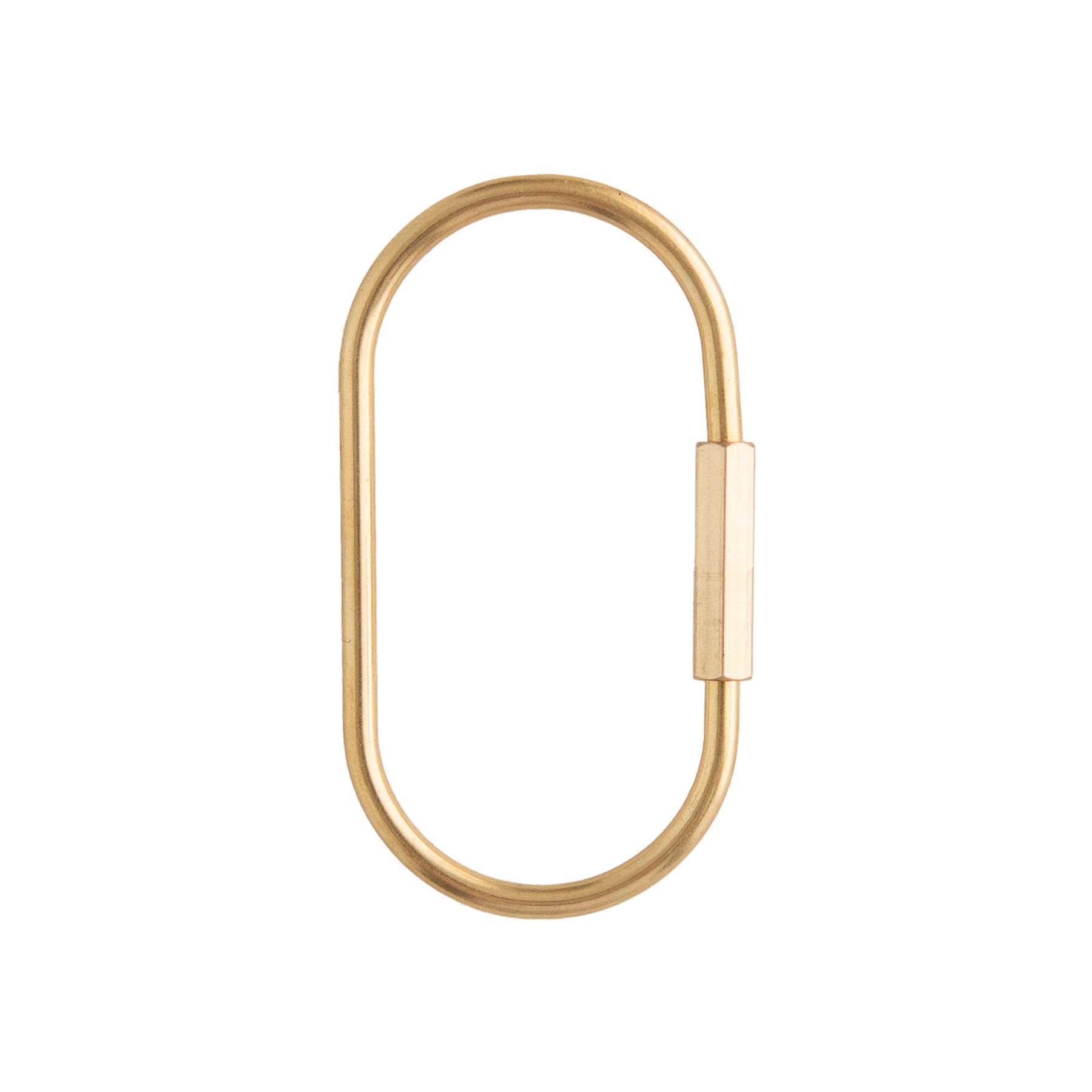 Beadable Carabiner Clip for silicone bead crafting from Cara & Co Craft Supply