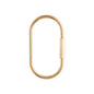 Beadable Carabiner Clip for silicone bead crafting from Cara & Co Craft Supply